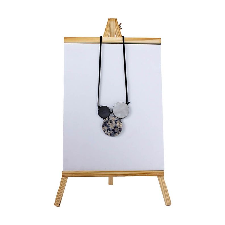 Collar 3 Placas Negro