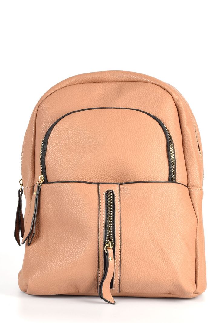 Mochila Cierre Vertical Khaki-0
