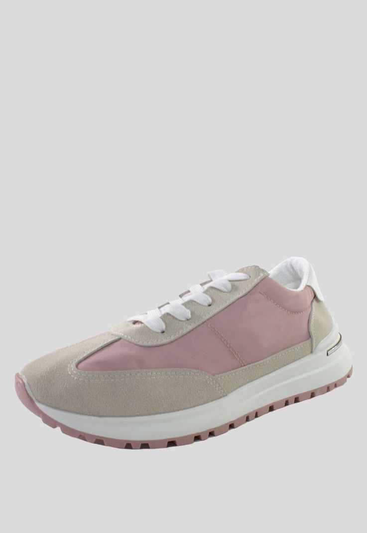 Zapatilla Tela Impermeable Rosado-0