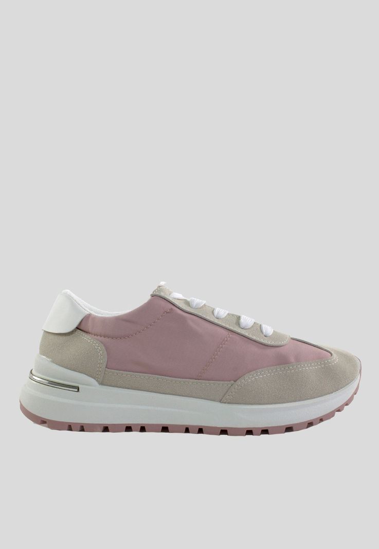 Zapatilla Tela Impermeable Rosado-1