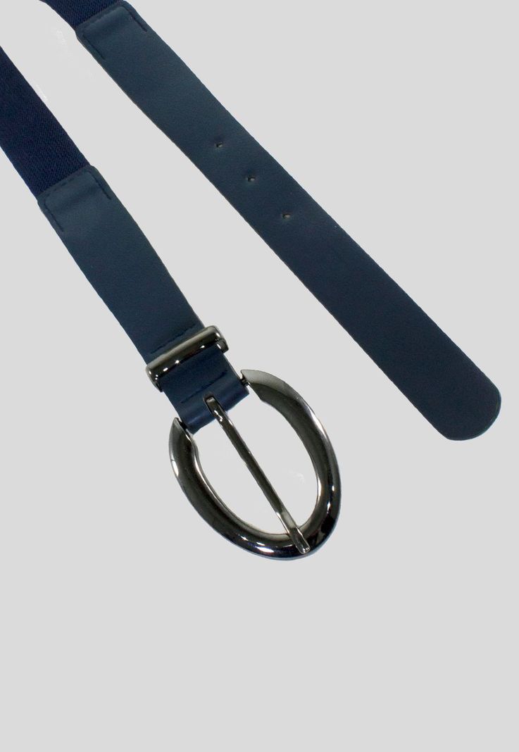 Cinturon elastico delg. Heb. Azul-2