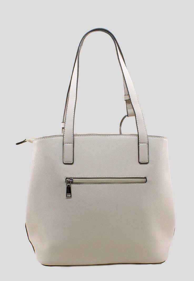 Cartera Correa Y Argolla Beige-2