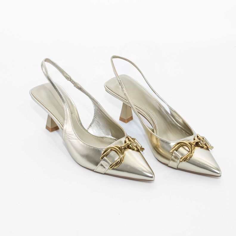 Stiletto Abierto 2 Argollas Oro Mailea-3