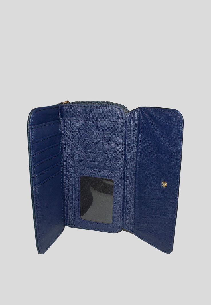 Billetera Con Remaches Azul-4