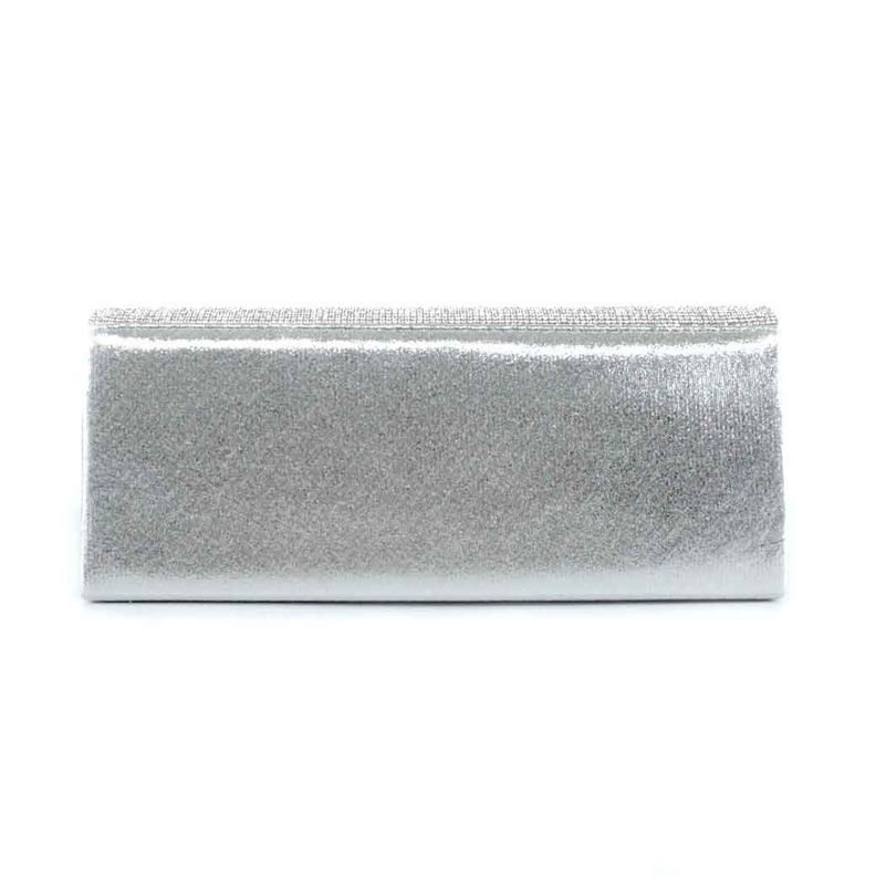 Cartera Strass Noche Sobre 414 Mujer Plateado Mailea-2
