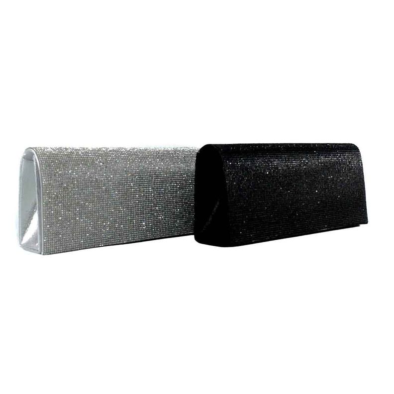 Cartera Strass Noche Sobre 414 Mujer Plateado Mailea-6