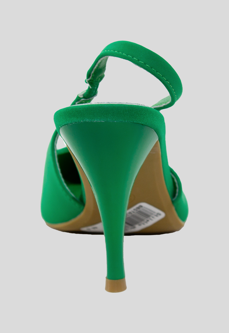 Stiletto abierto pta metal Verde-3