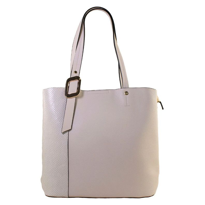 Cartera Faja Piton Beige
