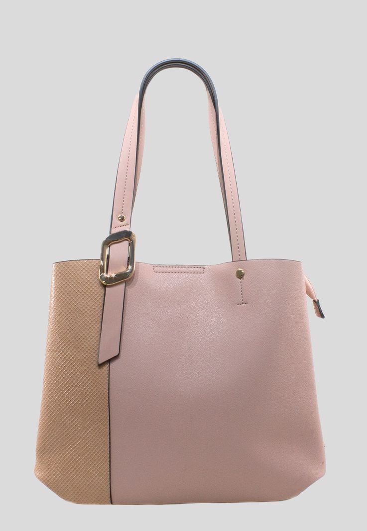 Cartera Faja Piton Rosado-0