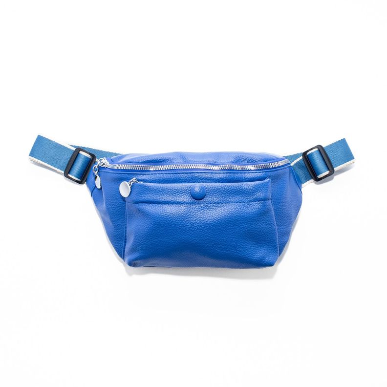 Banano con Bolsillo y 2 Cierres Azul-0