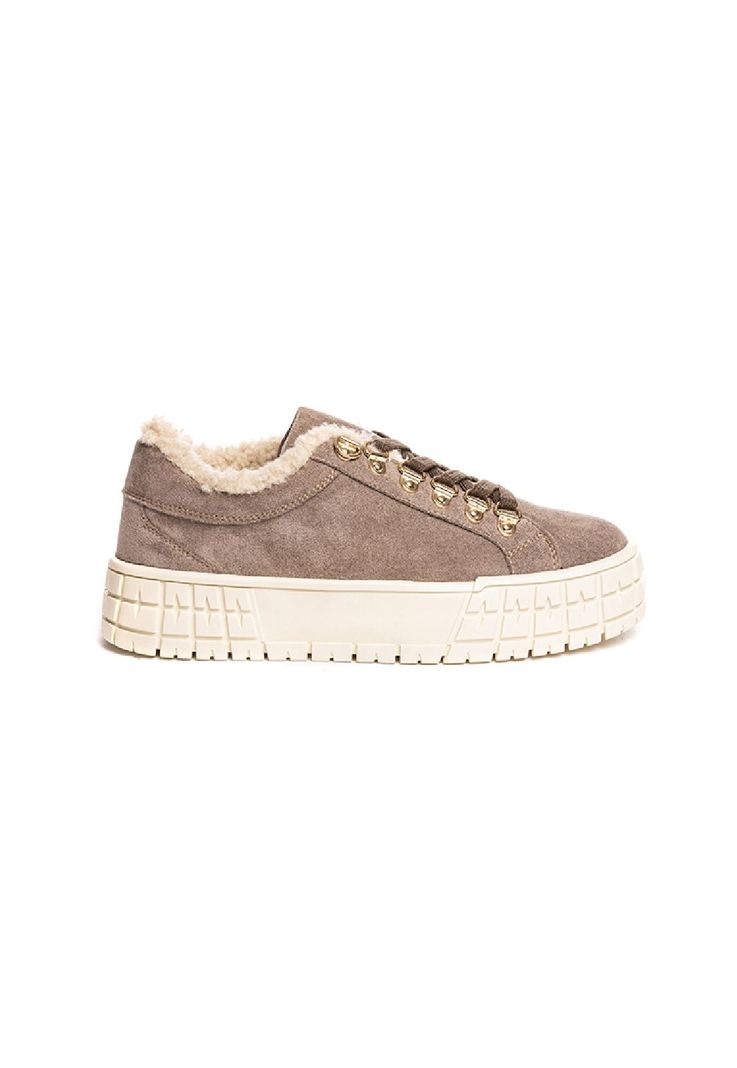 Zapatilla Plataforma Chiporro 581 Mujer Taupe Mailea-0