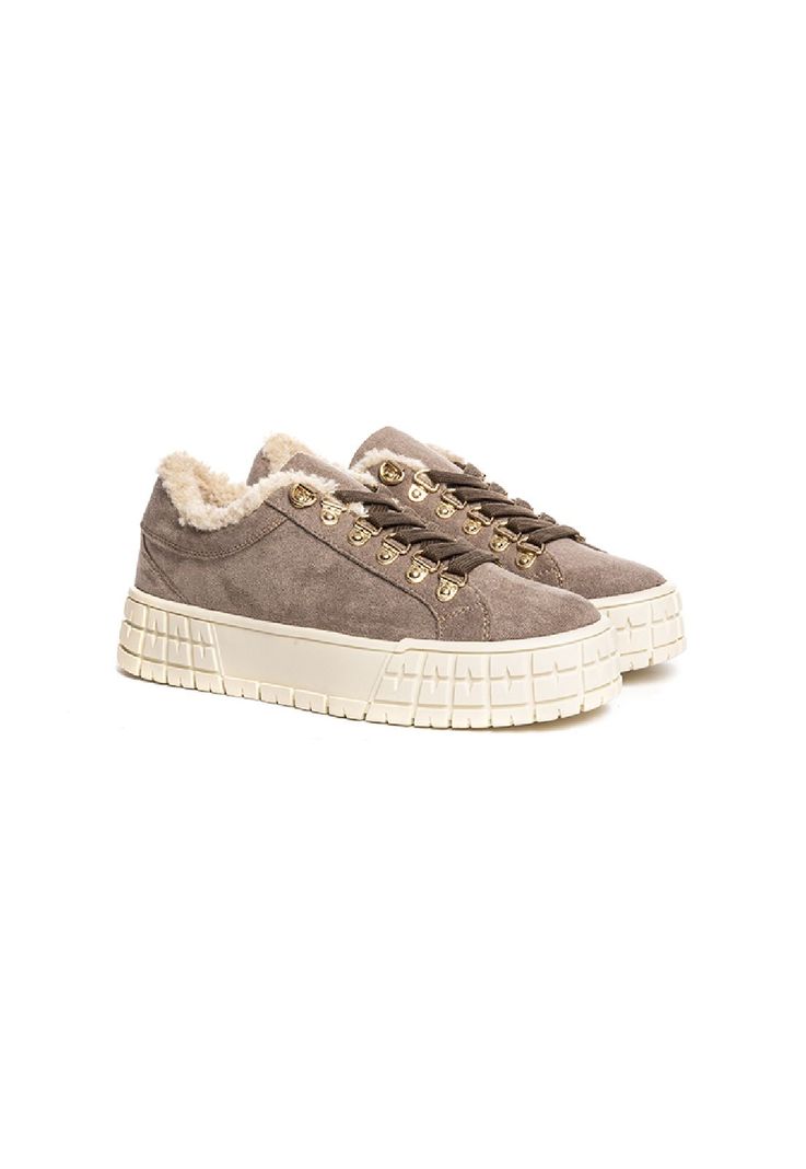 Zapatilla Plataforma Chiporro 581 Mujer Taupe Mailea-1