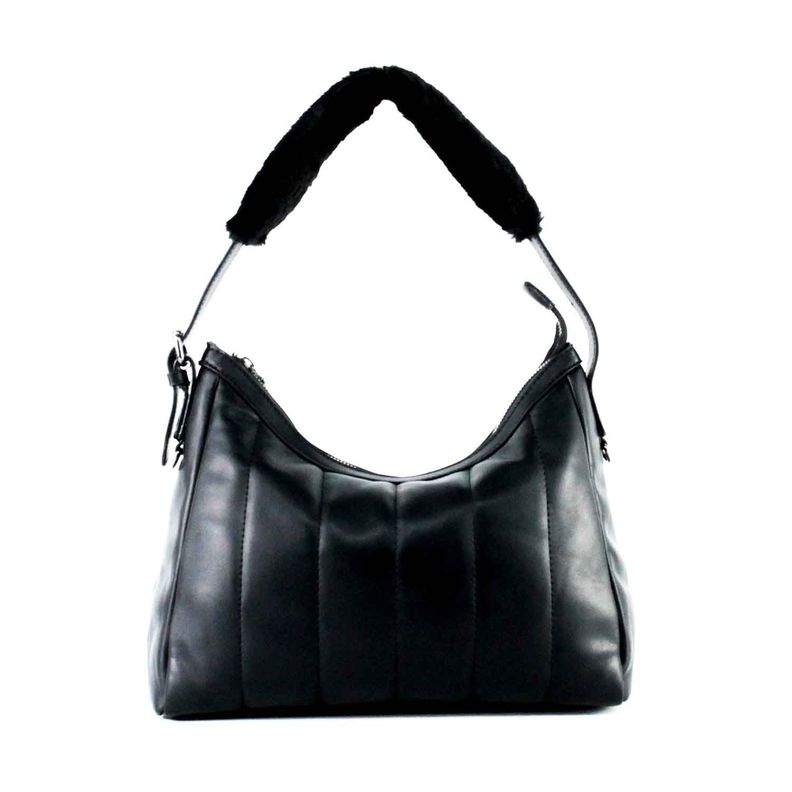 Cartera Ecocuero Cierre 460 Mujer Negro Mailea-0