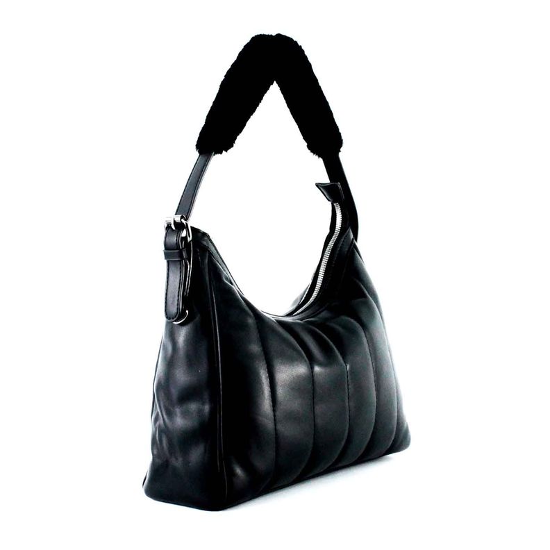 Cartera Ecocuero Cierre 460 Mujer Negro Mailea-1