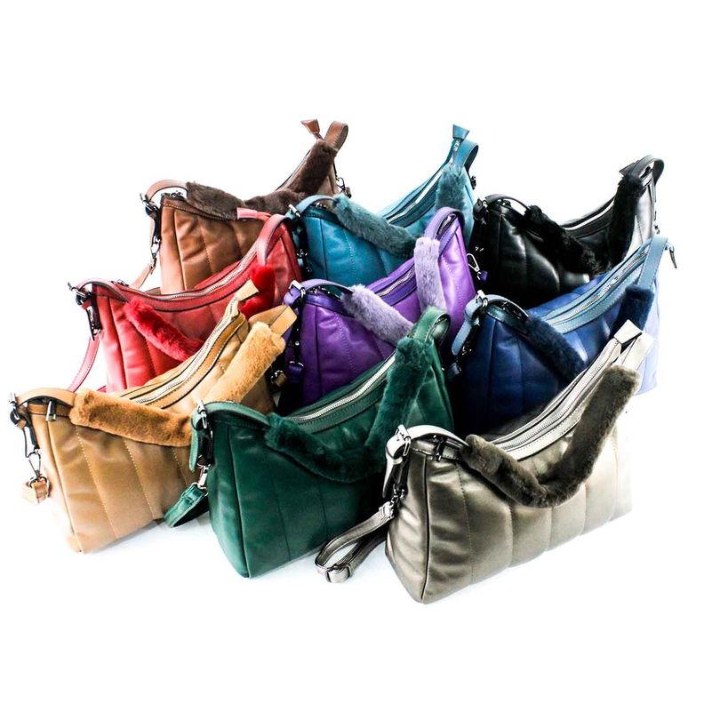 Cartera Ecocuero Cierre 460 Mujer Negro Mailea-6