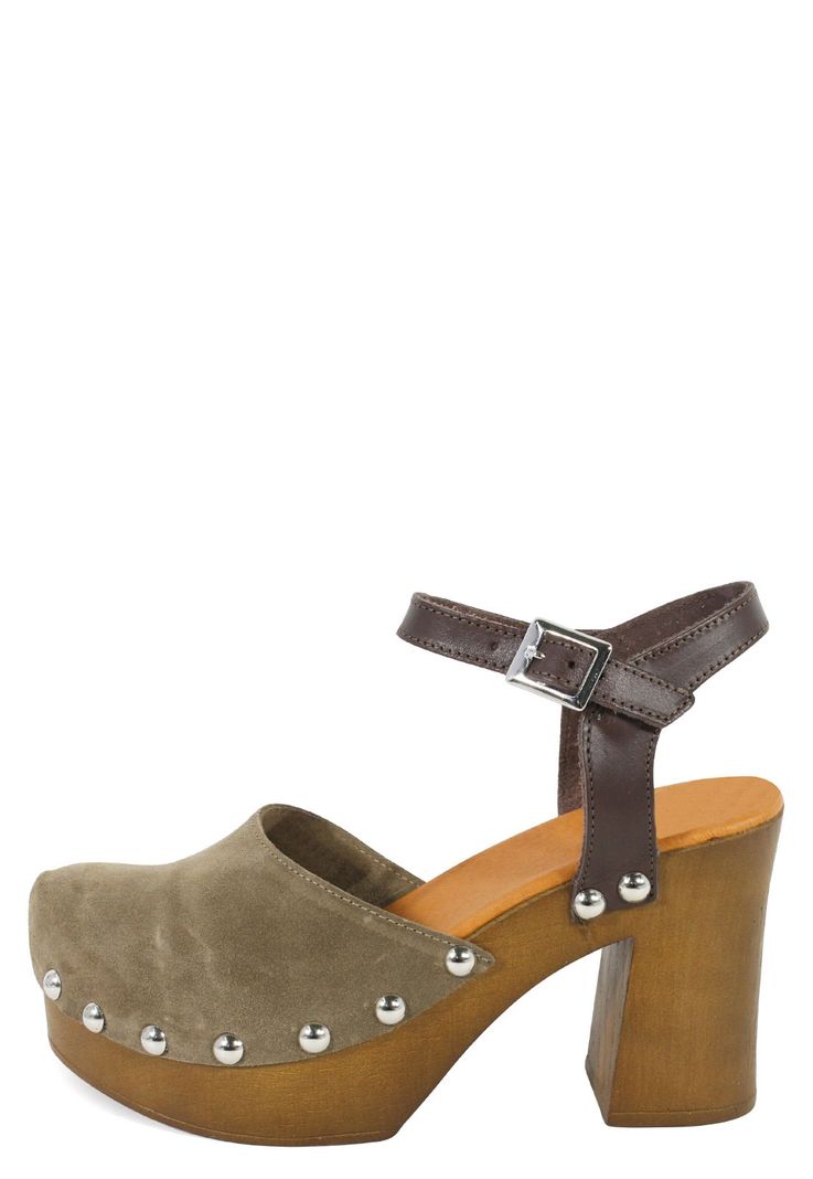 Zueco Reno Taco Amarra Taupe-0