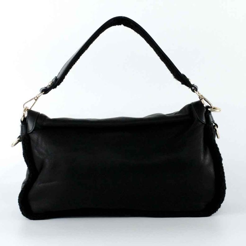 Cartera Ecocuero Alargada 746 Mujer Negro Mailea-2