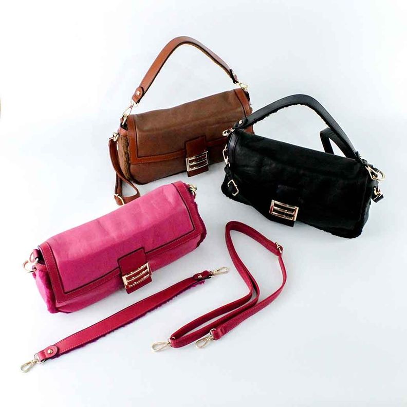 Cartera Ecocuero Alargada 746 Mujer Negro Mailea-5