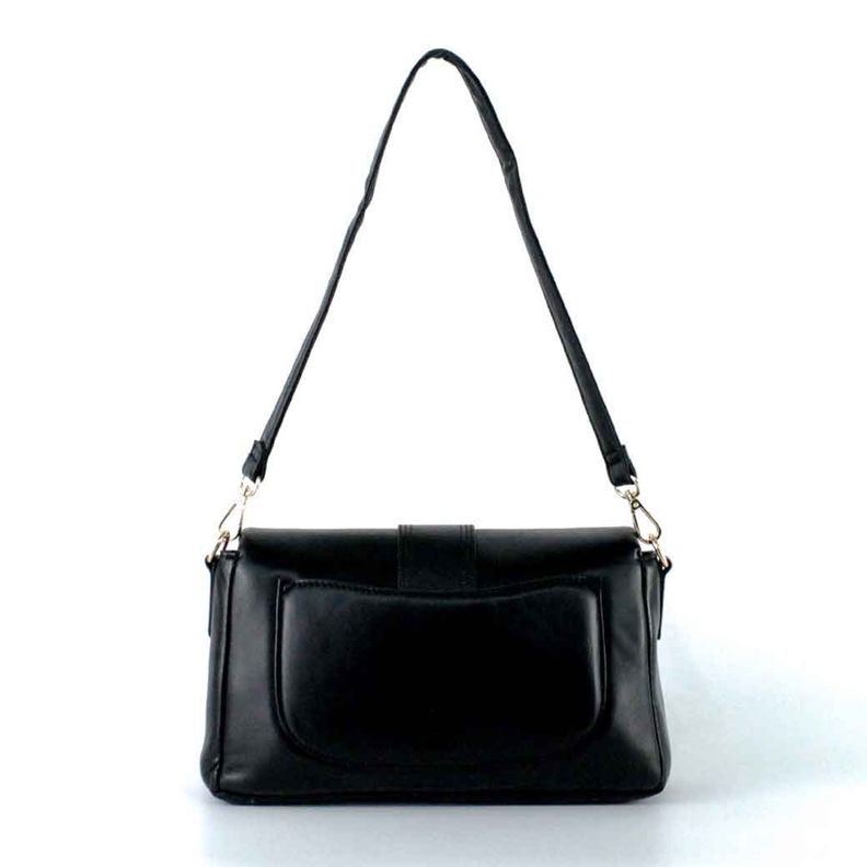 Cartera Ecocuero Lisa 639 Mujer Negro Mailea-2