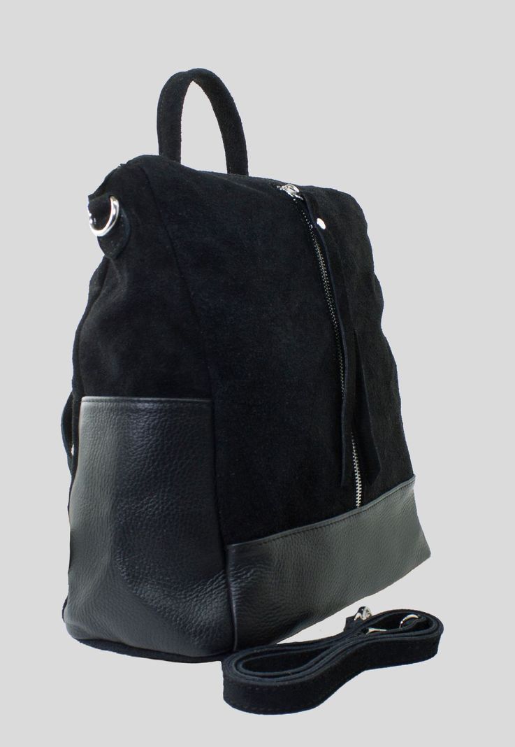 Mochila Reno Base Cuero Negro-1