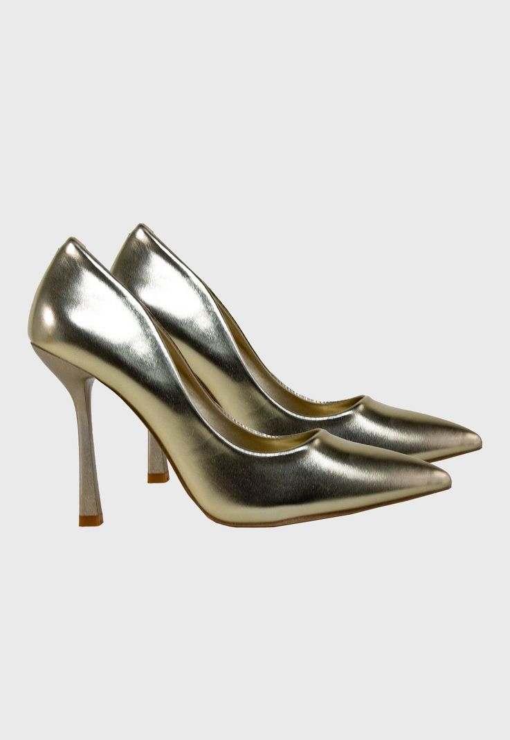 Stiletto cerrado liso Oro-0