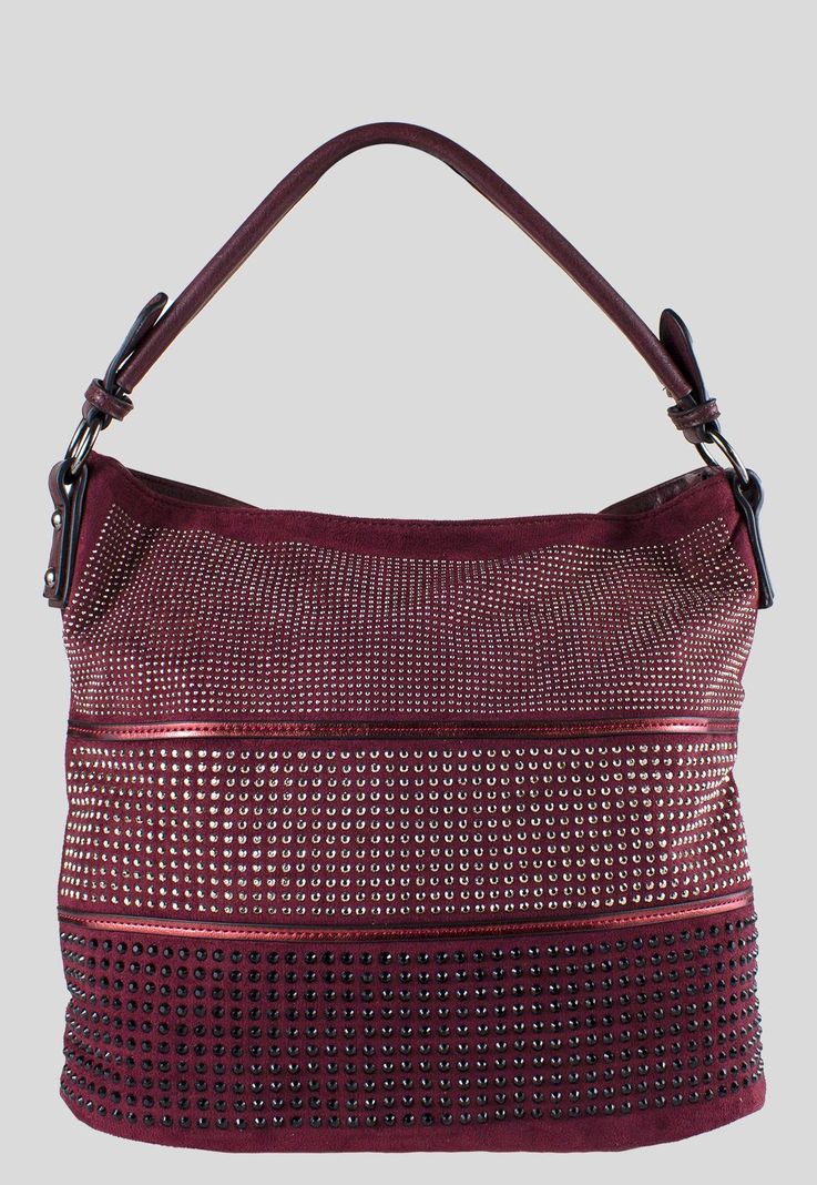 Cartera Bote Multistrass Burdeo-0