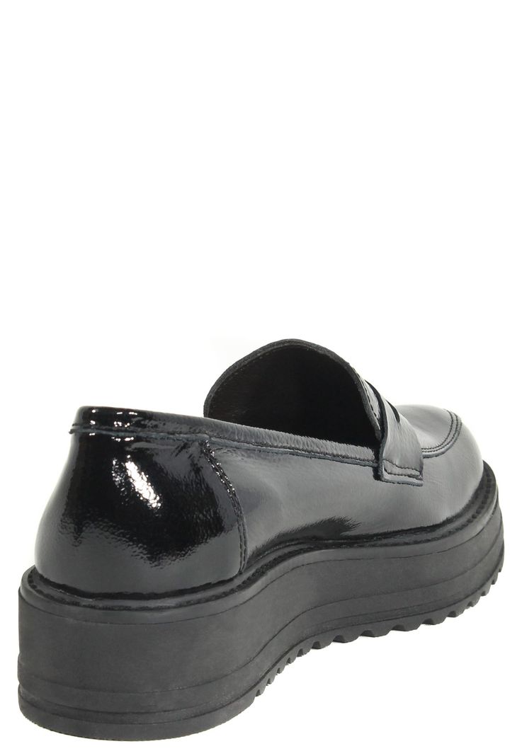 Zapato Mocasin Clásico Charol-3