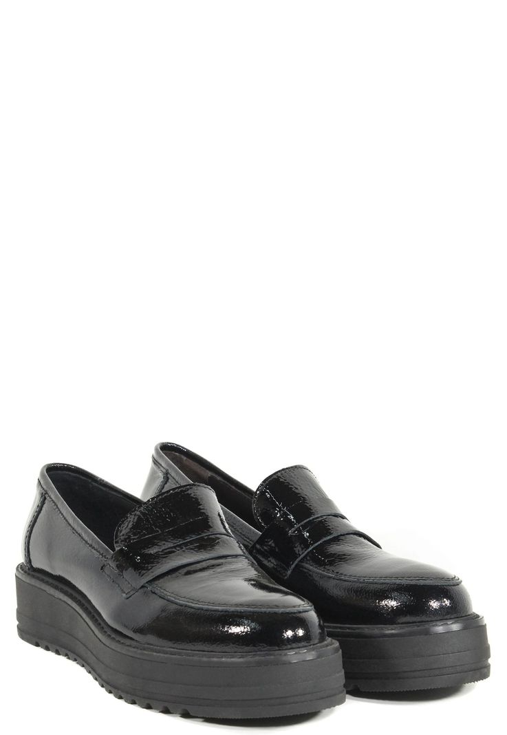 Zapato Mocasin Clásico Charol-4