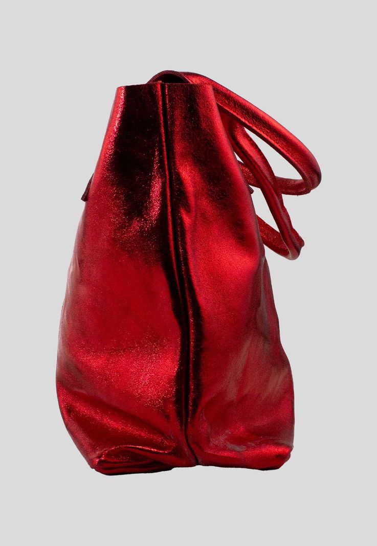 Cartera cuero saca brillo Rojo-2