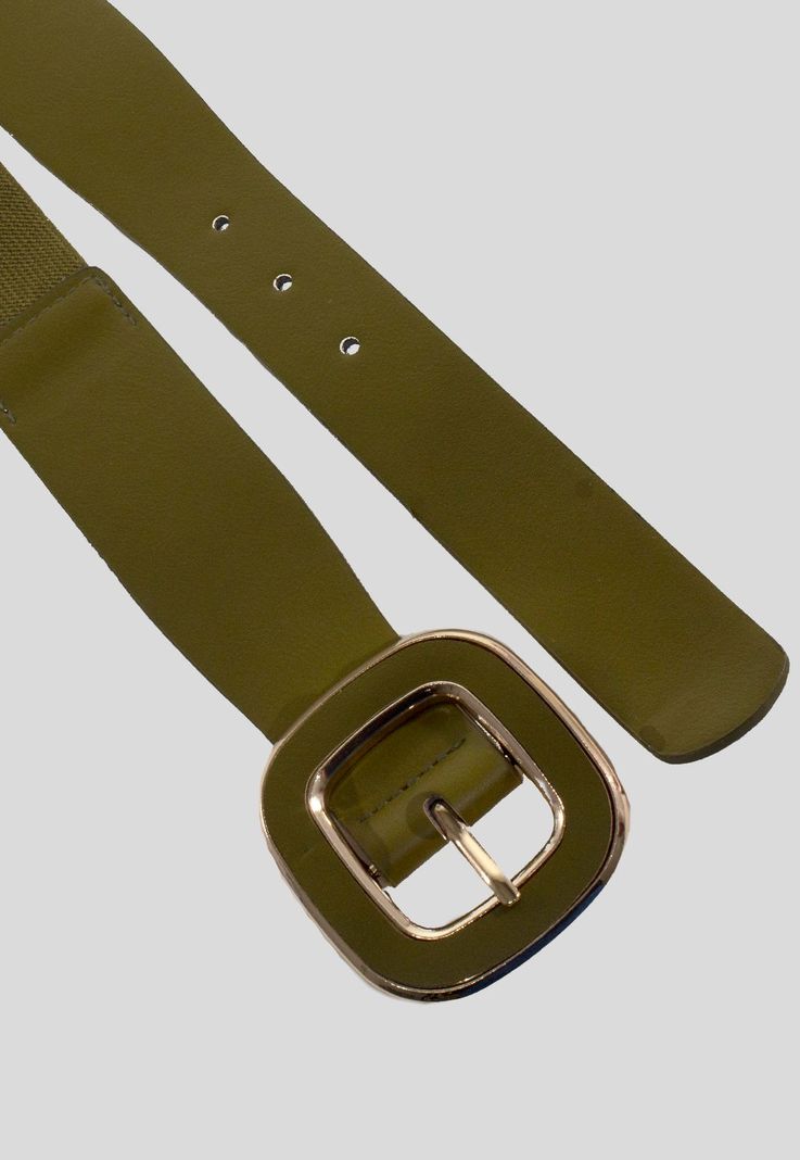 Cinturon elastico del. Heb. Forrada Verde-2