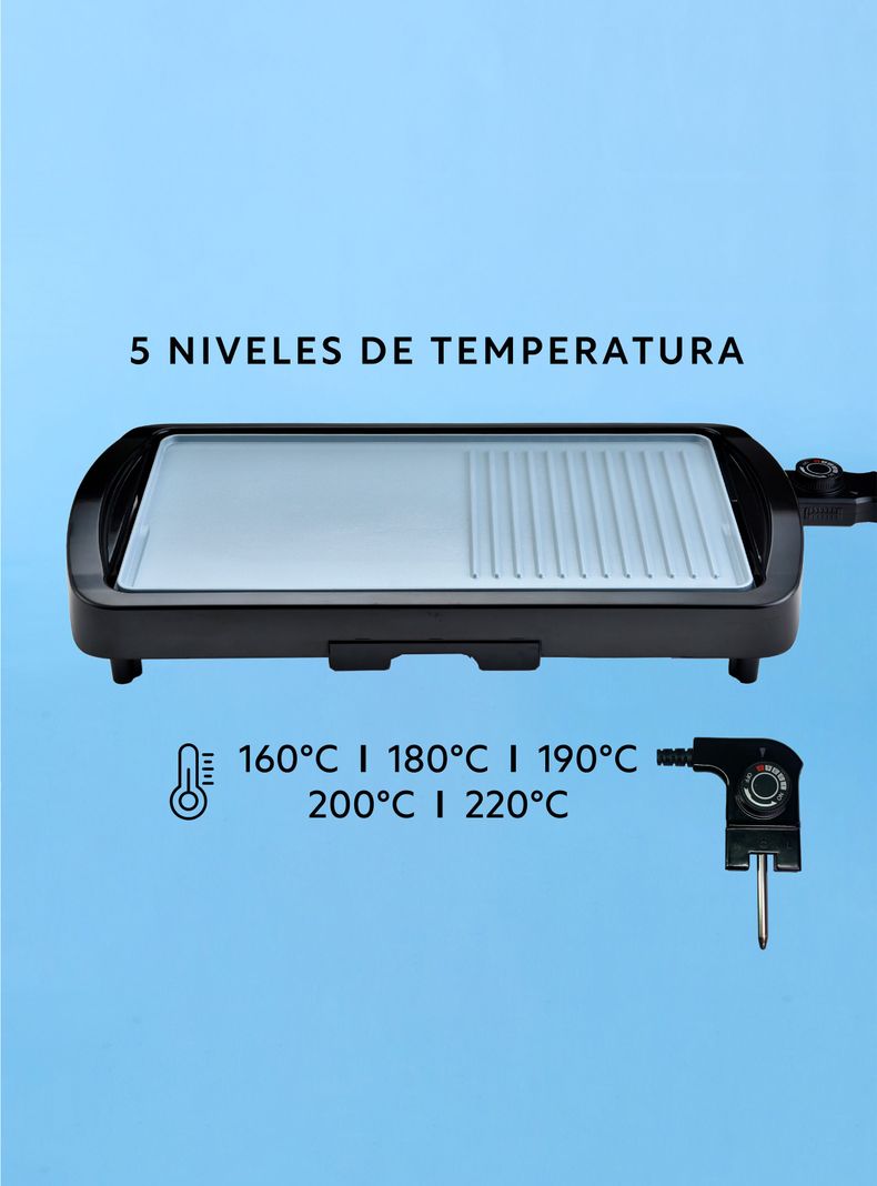 Parrilla Eléctrica Pitceramic con cerámica EasyWays-3