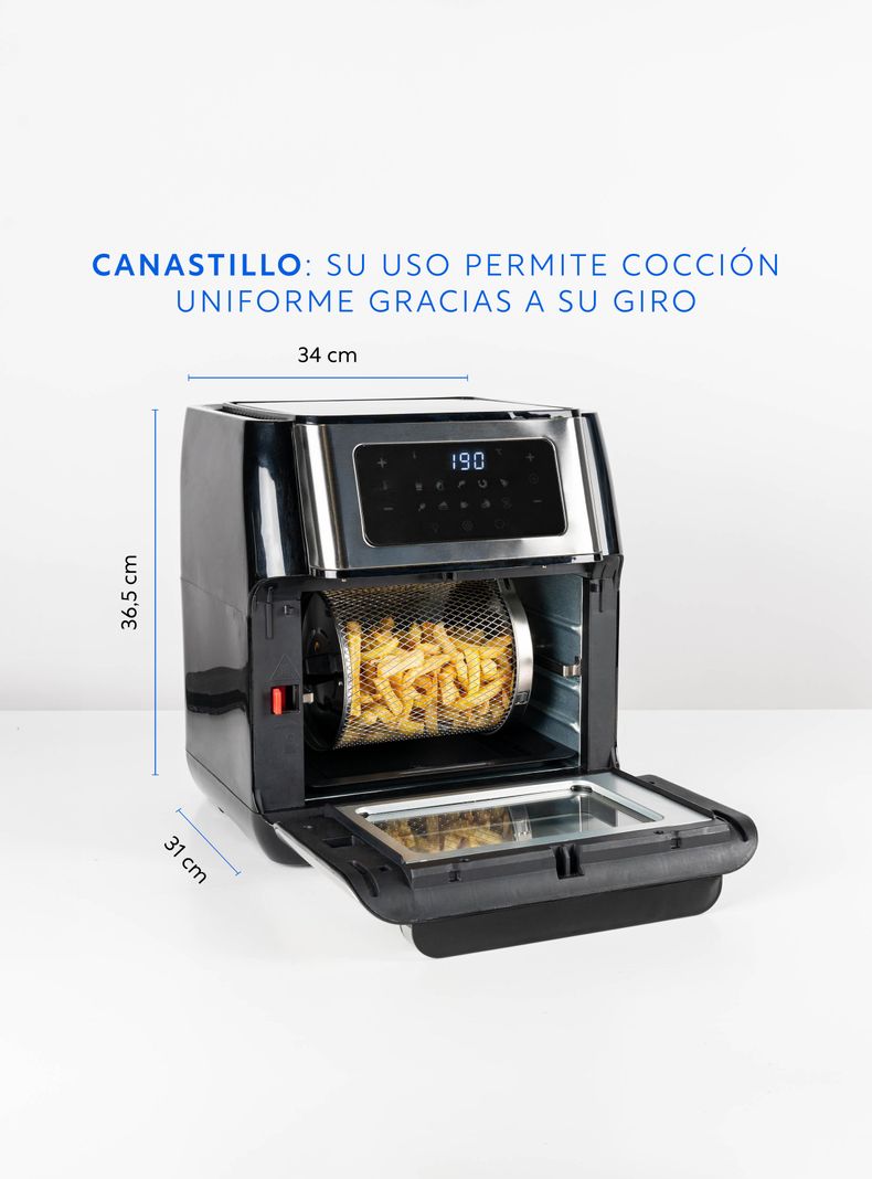 Freidora de Aire Air Fryer Full 10 L EasyWays-5