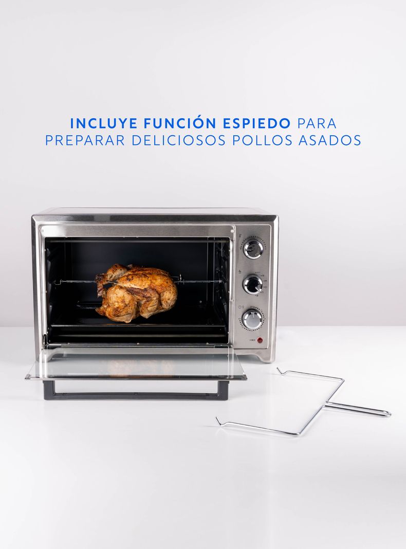 Horno eléctrico Oven Master 45 L + Convección y Spiedo-4