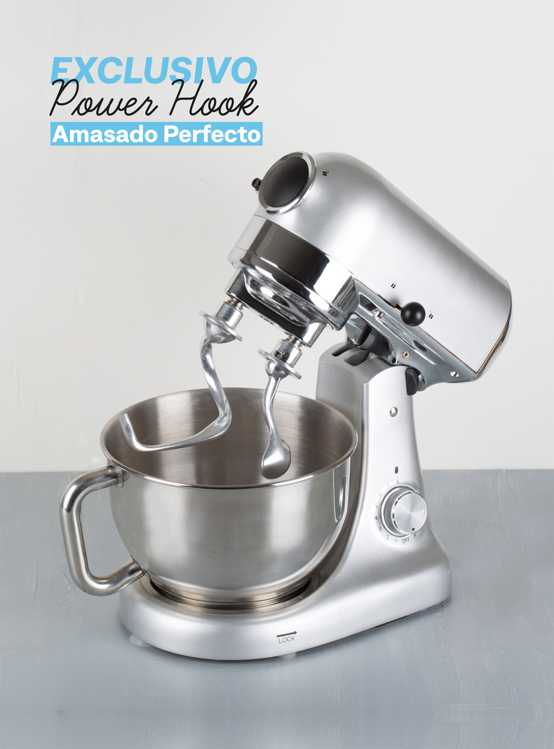 Batidora de Pedestal Hook Mixer Rojo 4,7 Lt EasyWays-2
