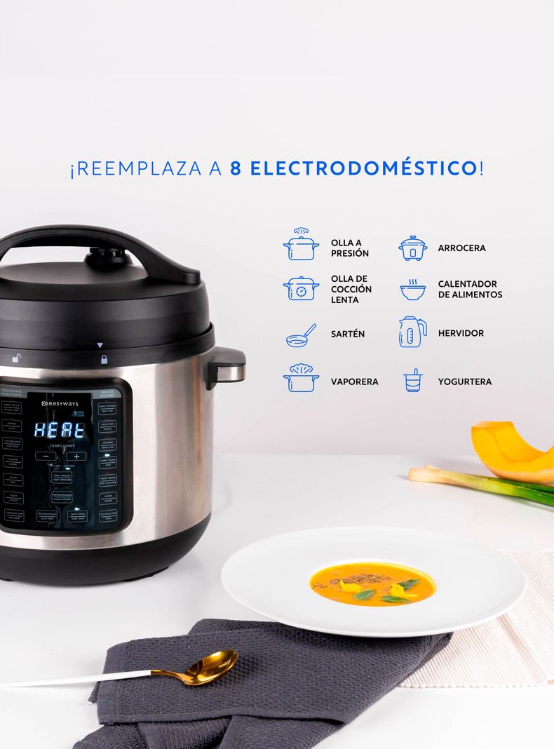 Olla de Cocción Fast Pot 7.6 L Ceramic+ EasyWays-2