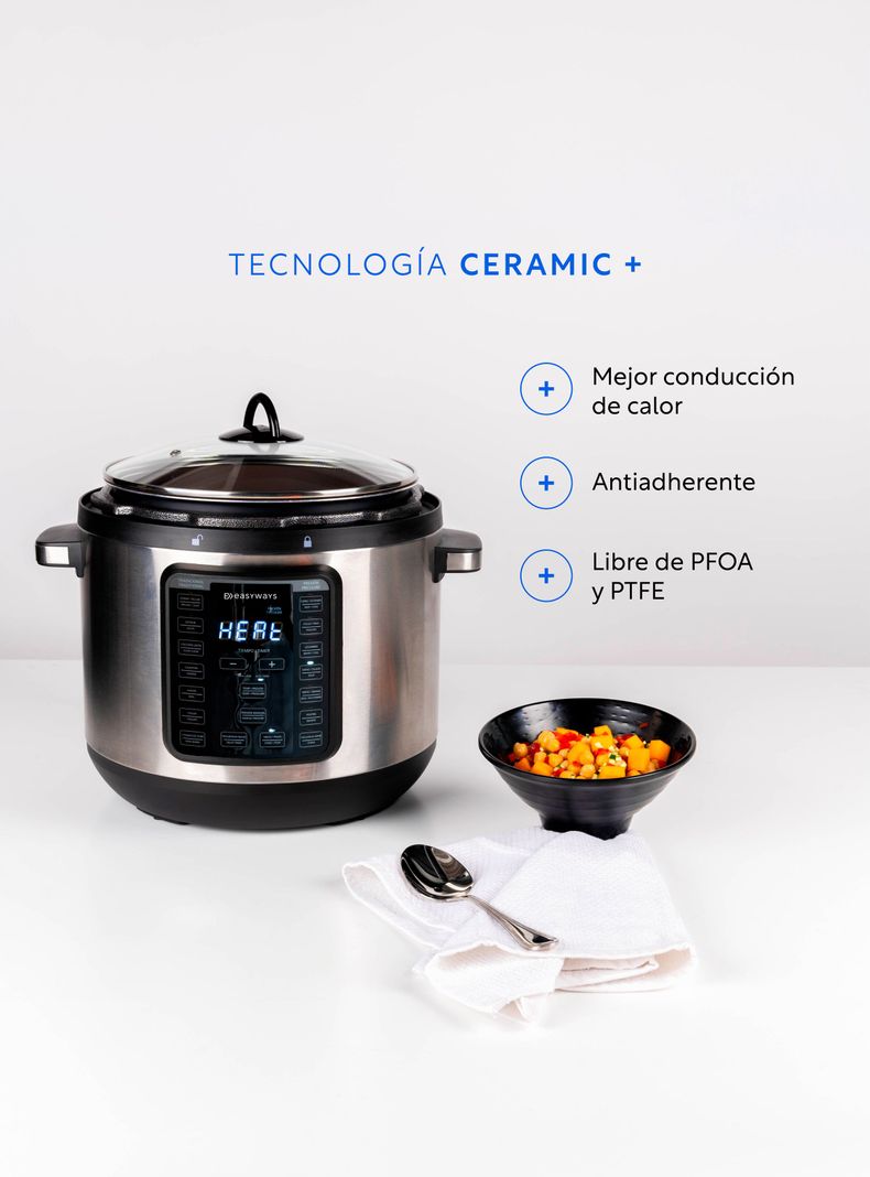 Olla de Cocción Fast Pot 7.6 L Ceramic+ EasyWays-3