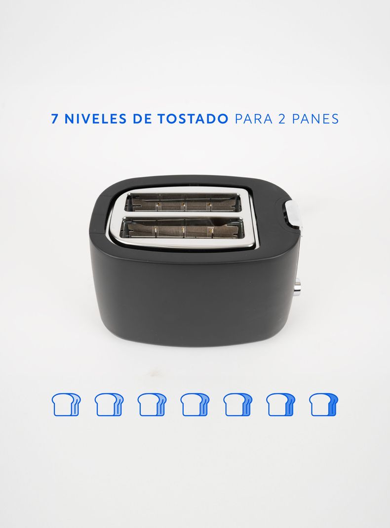 Tostador Toast Master 2 rebanadas Negro EasyWays-2