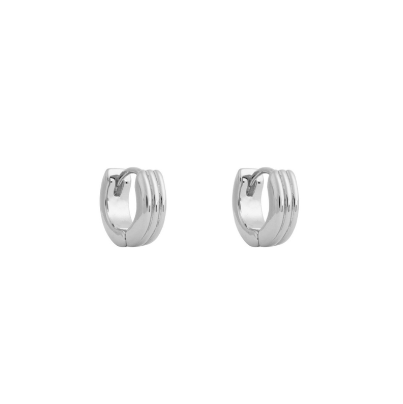 ARGOLLAS BRUNA 12MM BAÑADAS EN ORO BLANCO-0