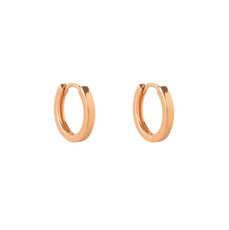 ARGOLLAS LISAS 15MM BAÑADAS EN ORO ROSADO-0