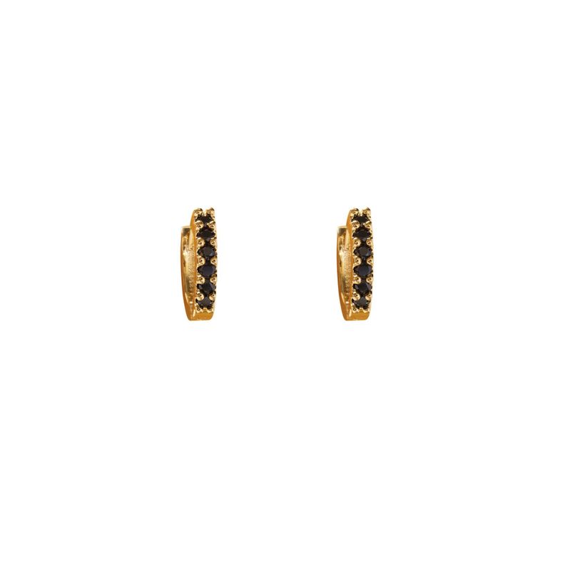 ARGOLLAS POLAR BLACK BAÑADAS EN ORO-0
