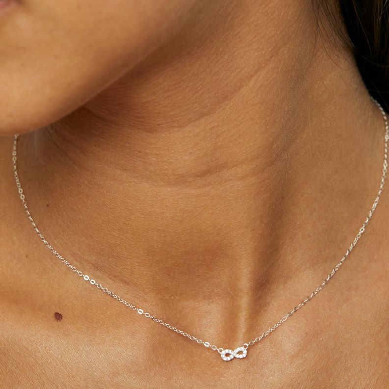 Collar Infinito Plata 925 Boaz Joyas-1
