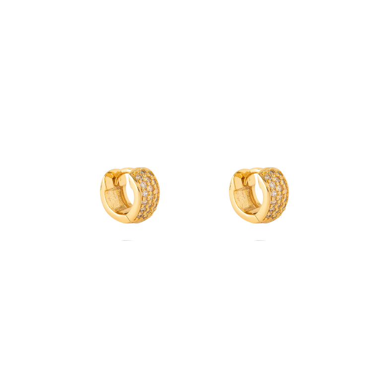 ARGOLLAS ARIA 9MM BAÑADAS EN ORO -0
