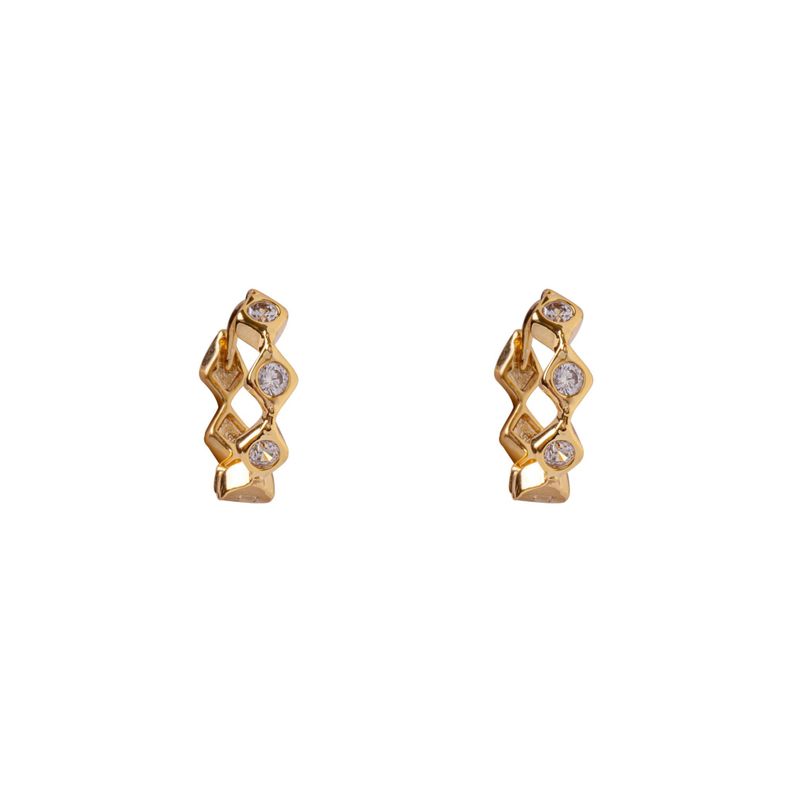 Argollas Capri bañadas en Oro Hadara Joyas-0