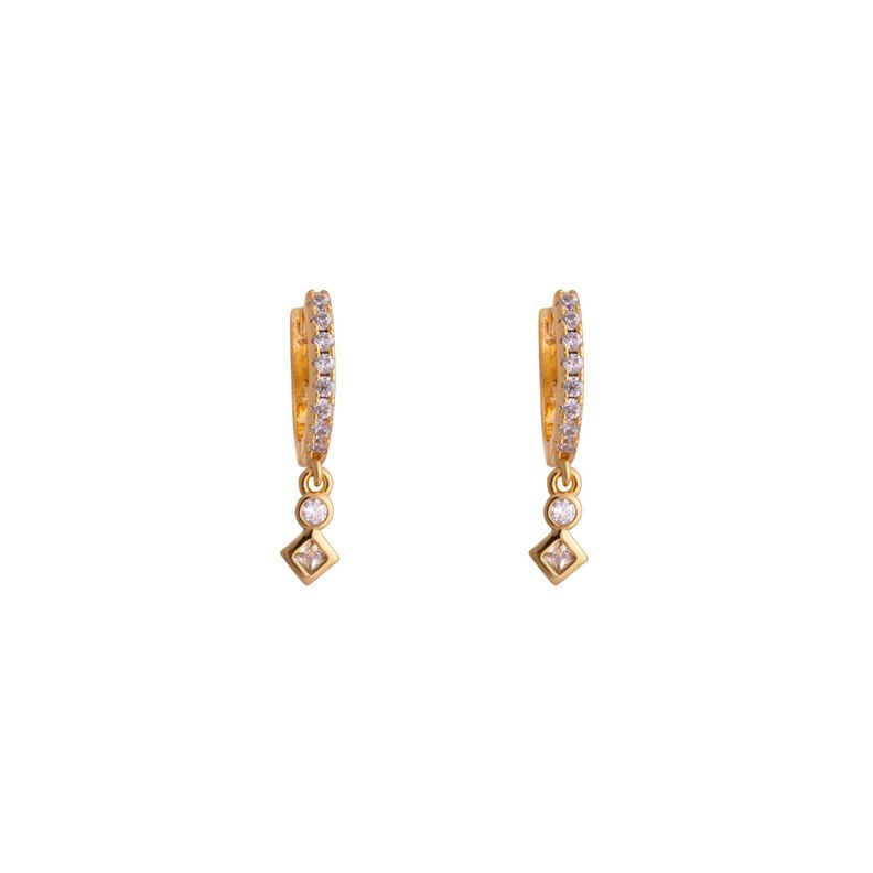 Argollas Dalia Gold bañadas en Oro Hadara Joyas-0