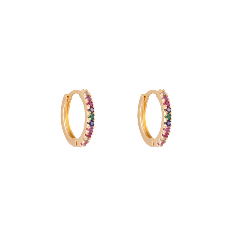 Argollas Reila bañadas en oro Hadara Joyas-0