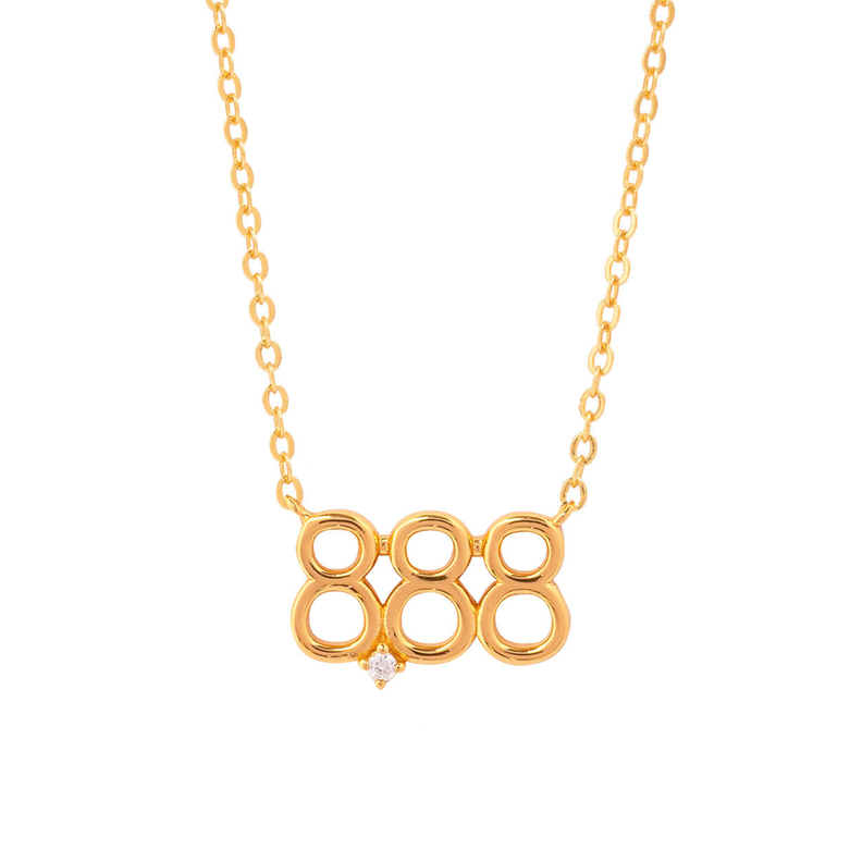 COLLAR NÚMEROS DE ÁNGELES 888
