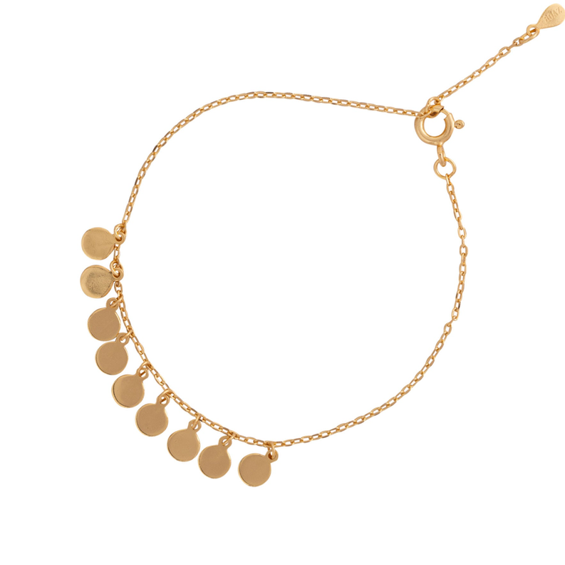 PULSERA KENIA BAÑADA EN ORO-0