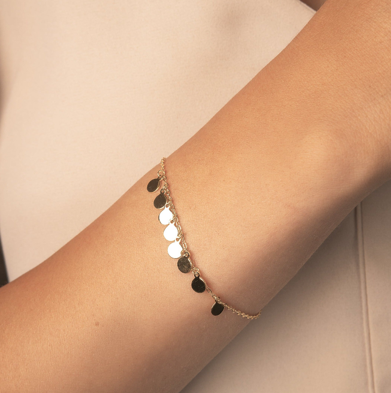 PULSERA KENIA BAÑADA EN ORO-1