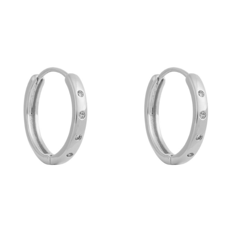 ARGOLLAS KARA 25MM BAÑADAS EN ORO BLANCO-0