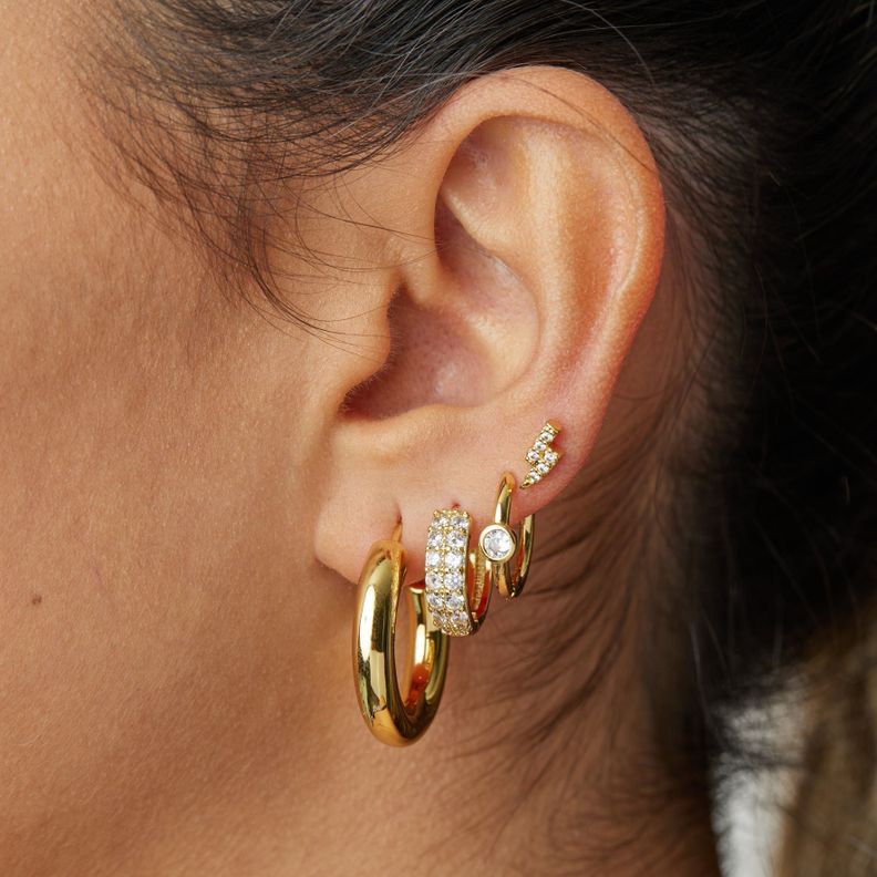 Argollas Rumi 25mm bañadas en oro Hadara Joyas-1